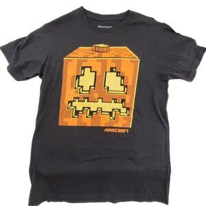 Minecraft Mojang Jinx Orange Pumpkin T-Shirt Youth XL